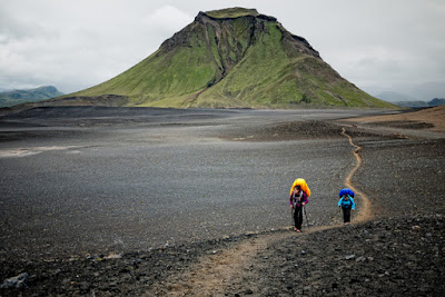 Hiking in Iceland. The beautiful Thórsmörk