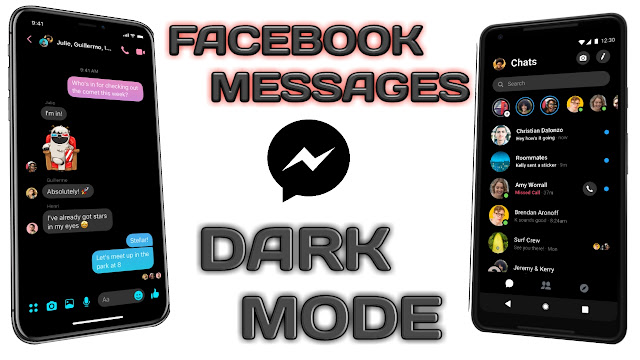 Facebook Messenger dark mode Enable 