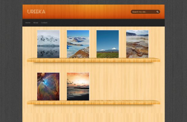 Free Wooden Photos Gallery Blogger Template Free Blogger Wooden Jquery