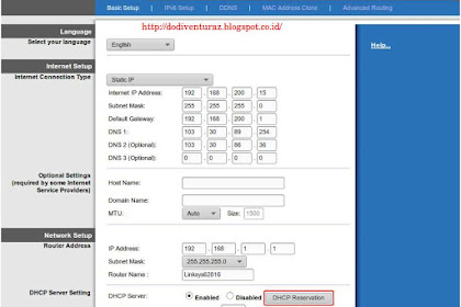 Blok Kanal Internet Client Dengan Mac Filter Di Router Linksys E1200