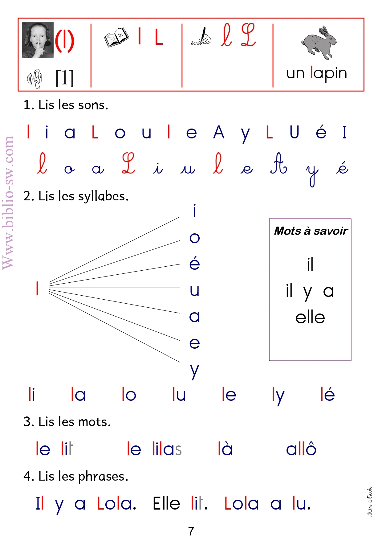 Mon premier livre en français