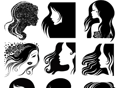 最高のイラスト画像 フリー素材 イラスト 女性 シルエット