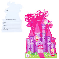 Pink Poppy Fairy Invitation