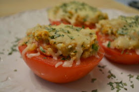 Member Fave: Quinoa Stuffed Tomatoes from Food Ramblings #recipe #SecretRecipeClub #appetizer #quinoa