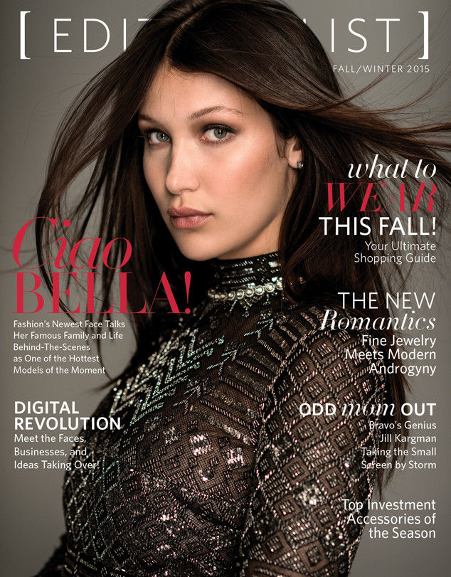 Bella Hadid Editorialist Magazine Fall Winter 2015 photo shoot