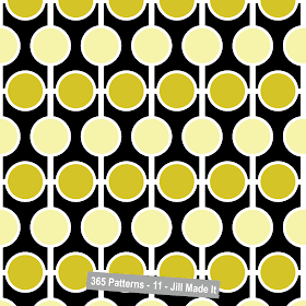 365 Patterns:  Yellow, Black, and White