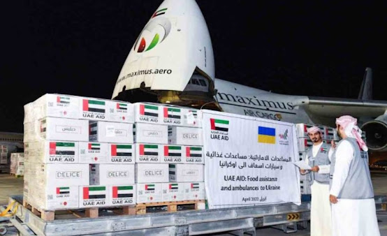 UAE Sends 27 Tons of Humanitarian Aid to Ukrainian Refugees in Poland