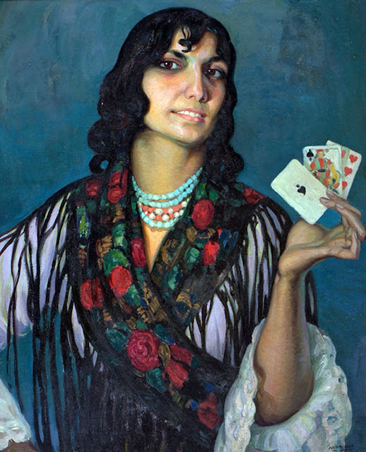 Gitana, Julio Moisés Fernández de Villasante, Pintor español, Maestros españoles del retrato, Julio Moisés, Pintores españoles, Retratos de Julio Moisés Fernández de Villasante, Pintores de Tarragona, Fernández de Villasante