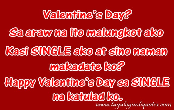 Valentine's Day Quote for SINGLE