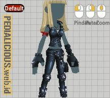 Gear Design Shadow Costume Female Lost Saga