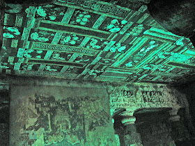 Ajanta wall and roof painting