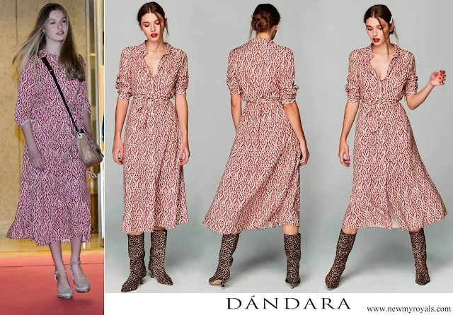 Princess Leonor wore Dándara Midi shirt dress