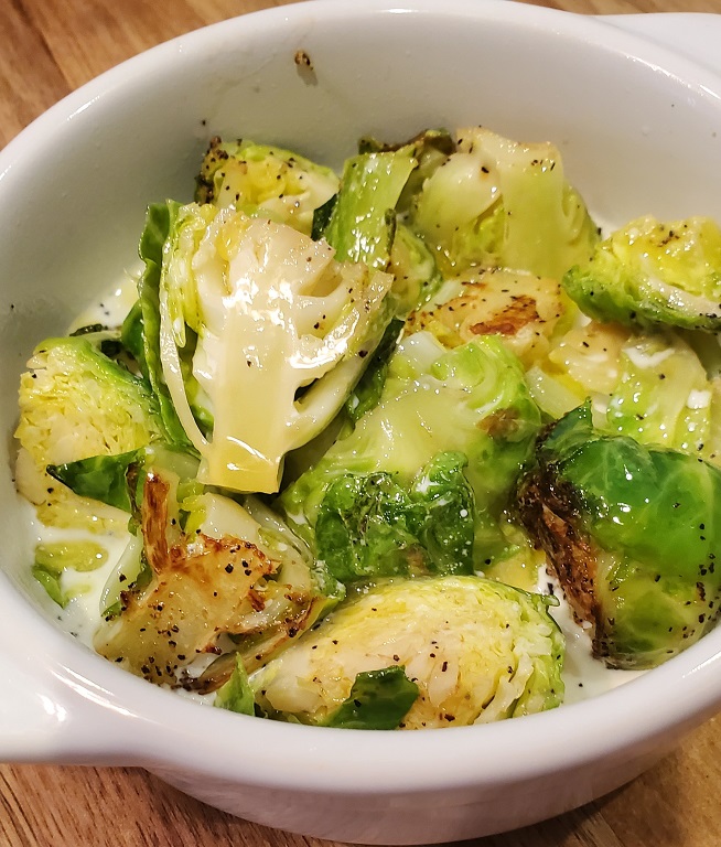 Julia Child Creamed Brussels Sprouts