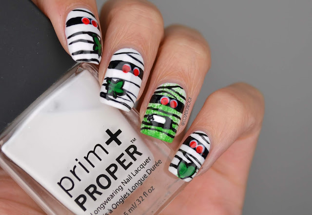 Marijuana Mummies Nail Art