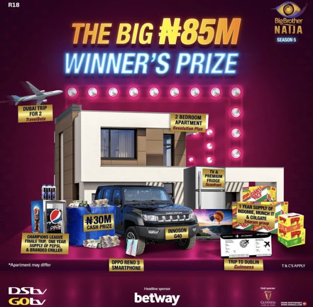 WOW!!! BBNaija Season 5 Grand Prize Worth's #85M | TrendingNaija.com.ng 