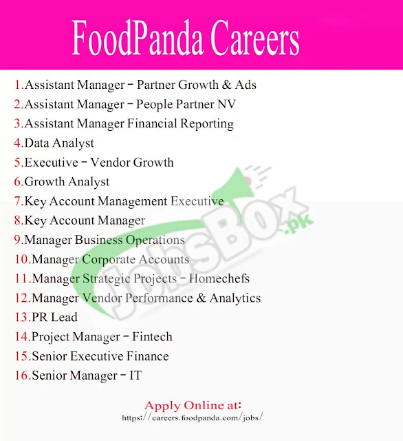 Food Panda Jobs In All Pakistan January-February 2023 Jobs - Online Apply