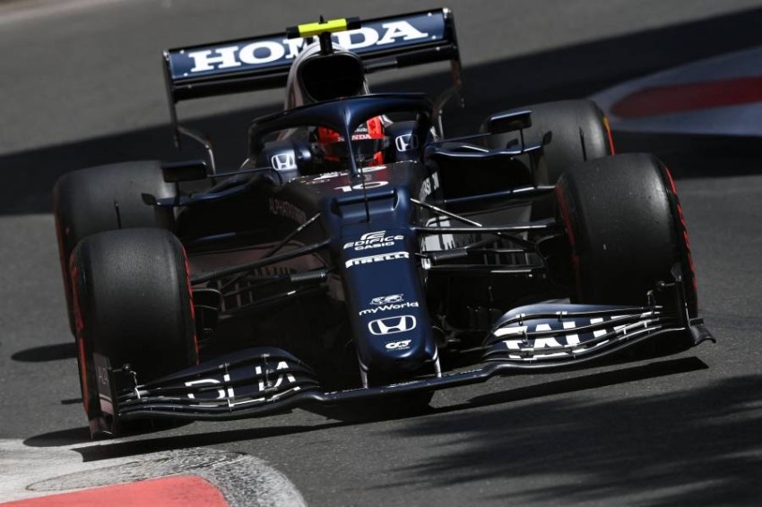 Pierre Gasly fastest in the last practice round in Baku for the Azerbaijan Grand Prix French driver Pierre Gasly set the fastest time in the third and final practice round of the Azerbaijan Grand Prix, the sixth round of the Formula 1 World Championship this season, while Red Bull's Dutch driver Max Verstappen hit a barrier.