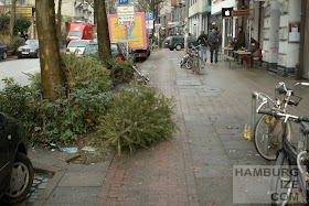 Schanzenstraße - Radwegwinterdeko