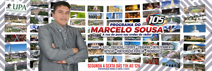 PROGRAMA DO MARCELO SOUSA  A VOZ DO POVO NAS ONDAS DO RÁDIO 105 FM .