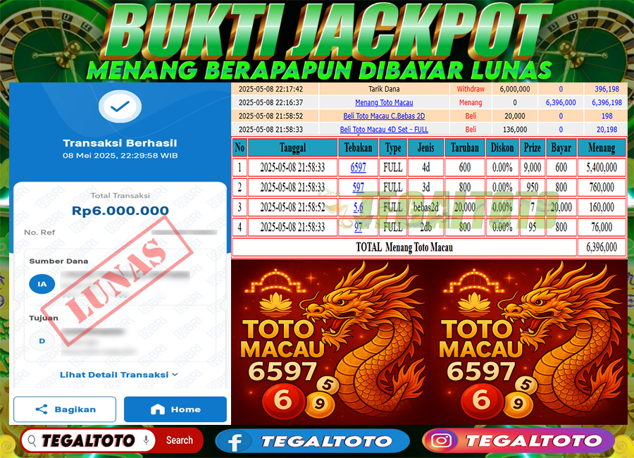Bukti Jackpot