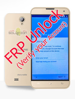 Cherry Mobile Flare J1 v4.0 Verify your account