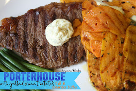 Porterhouse Steak with Grilled Sweet Potato and Coriander Chilli Butter from www.anyonita-nibbles.com