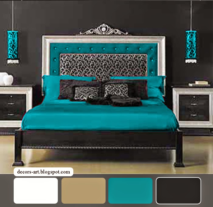 Bedroom decorating ideas turquoise - Decorsart
