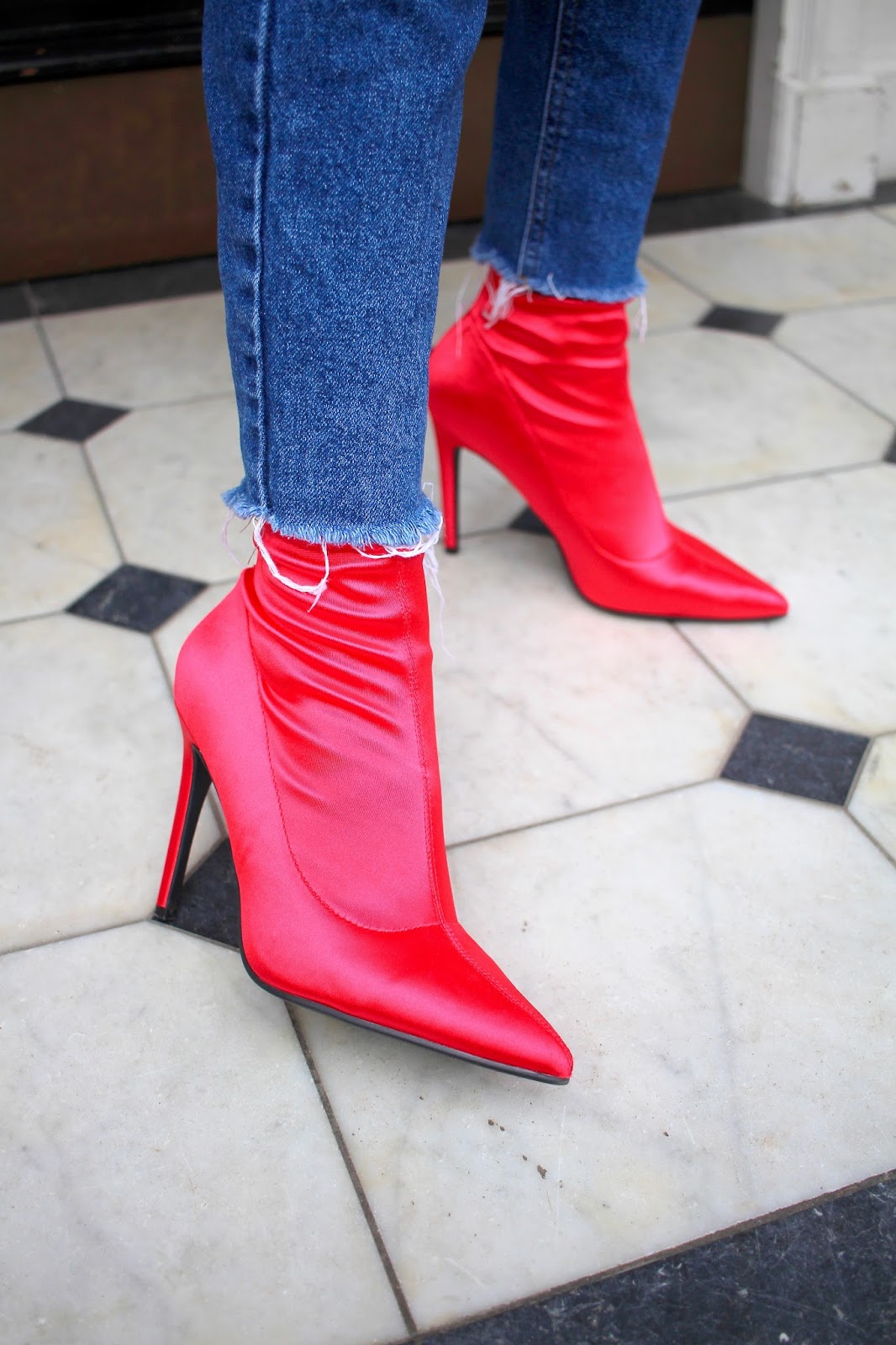 red sock boots new look peexo