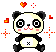 Gif urso panda