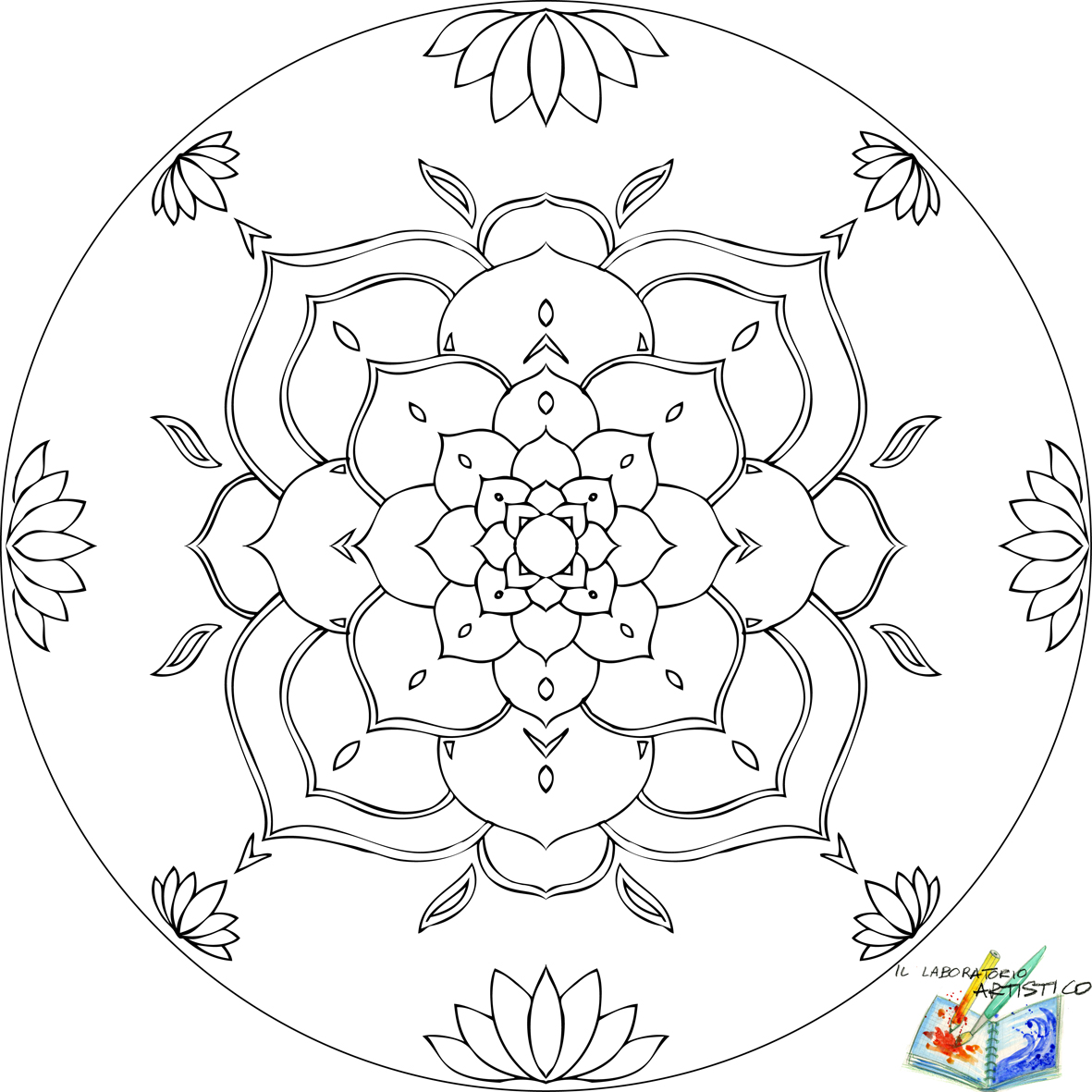 Ecco per voi il mio primo Mandala Diksha da colorare Se non avete mai fatto una meditazione mandala vi consiglio di leggervi il mio vecchio post cliccando