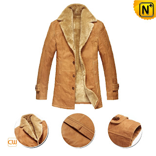 Mens Shearling Fur Coat