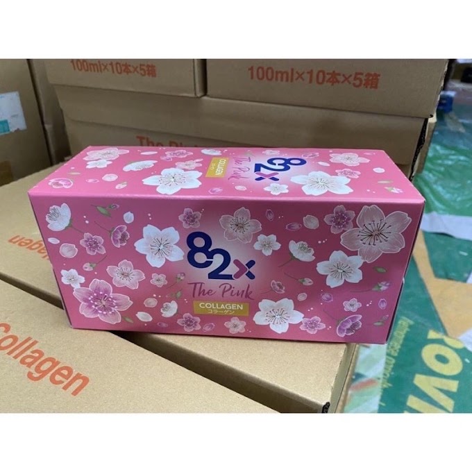 82X The Pink Collagen Hàm Lượng 1000mg Collagen, Nước Uống Đẹp Da 82X (Lẻ 1 ống)