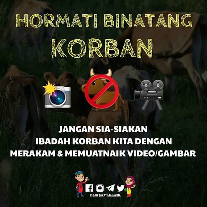 HORMATI BINATANG KORBAN