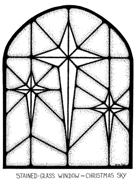 Download Stained Glass Coloring Pages Christmas - Colorings.net