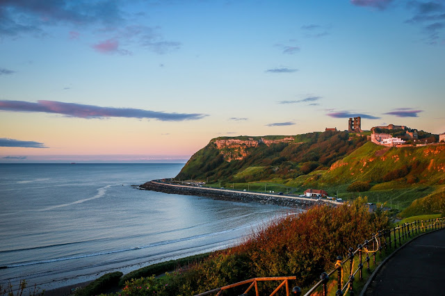 Scarborough Castle, Sunset, mandy charlton, travel blogger, photographer