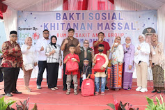 Hadir Bakti Sosial, Plt Ketua TP PKK Doakan Peserta Khitanan Massal Jadi Anak Yang Sholeh