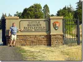Sept 3, 2012: Ken gracefully presenting the entry sign