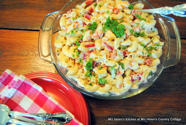 Retro Macaroni Salad at Miz Helen's Country Cottage