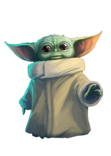 baby Yoda png transparent