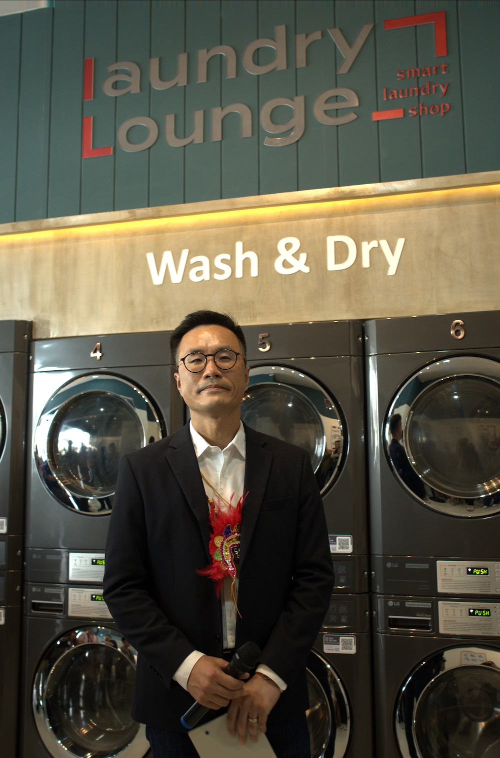 Mr. Jun Lee, LG PH Product Director for Commercial Laundry