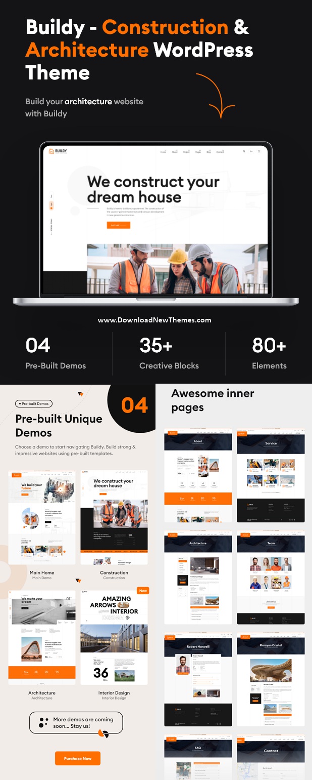 Buildy - Construction & Architecture WordPress Theme Review