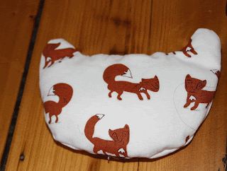 Microwavable Foxy Handwarmer!  @OwlPrintPanda.blogspot.co.uk