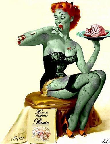 Zombie Pin Ups