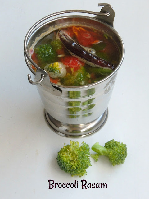 Broccoli Rasam, Spicy Broccoli Rasam