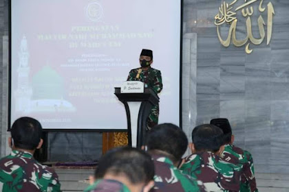 Peringati Maulid Nabi Muhammad SAW 1442 H, Ini Yang di Sampaikan Mabes TNI