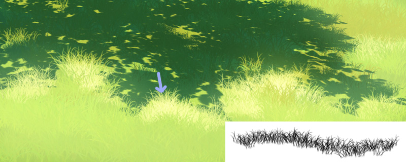 grass painting tutorial