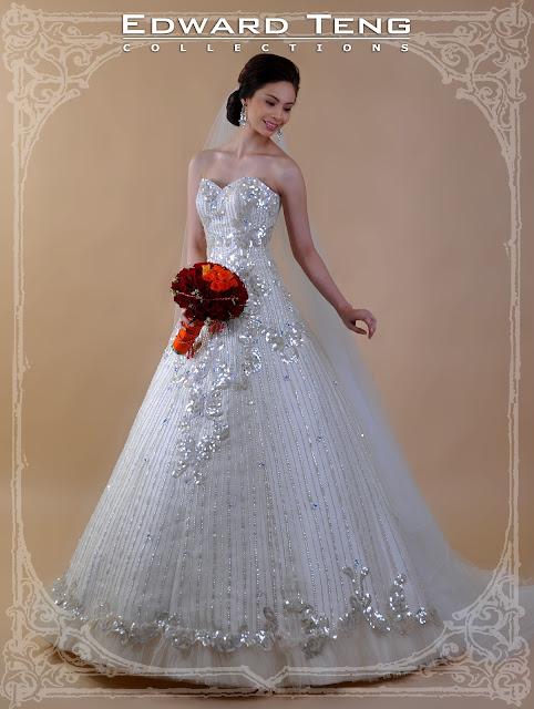 bridal gown by edward teng