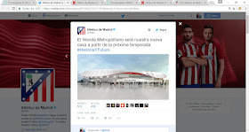 El Atlético de Madrid presenta el Wanda Metropolitano y nuevo escudo Wanda Metropolitano el nuevo estadio del Atlético de Madrid - Atlético de Madrid - Wanda - Wanda Metropolitano - Nuevo escudo del Atlético de Madrid - el troblogdita