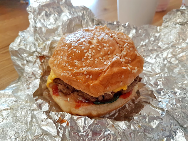 The Little Cheeseburger at Five Guys, Al Tijaria Tower, Kuwait