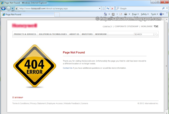 custom 404 page for sharepoint 2010